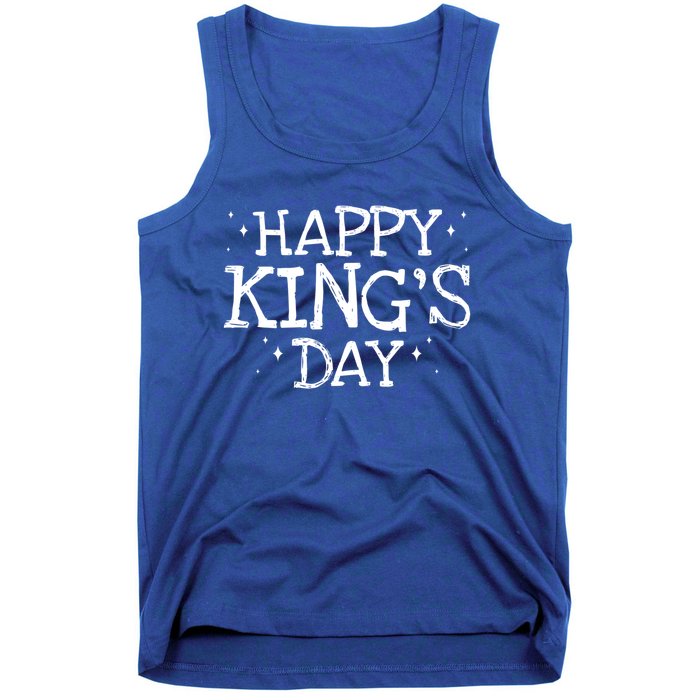 Happy King's Day Gift Funny Epiphany Cute Gift Cool Christian Tee Gift Tank Top