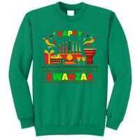 Happy Kwanzaa Drum Kinara Seven Candles Africa Celebration Sweatshirt