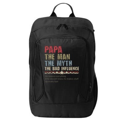 He Knows Everything If He Doesn’T Know He Make A Stuff Up City Backpack