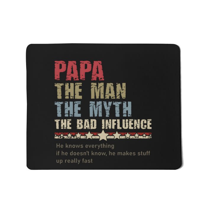 He Knows Everything If He Doesn’T Know He Make A Stuff Up Mousepad