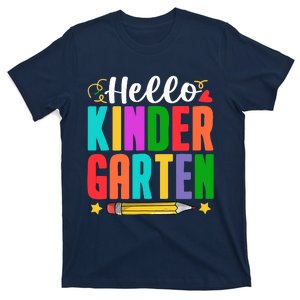 Hello Kindergarten First Day Of School Teachers Students T-Shirt