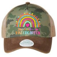 Hello Kindergarten Funny Rainbow Legacy Tie Dye Trucker Hat