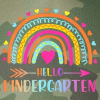Hello Kindergarten Funny Rainbow Legacy Tie Dye Trucker Hat