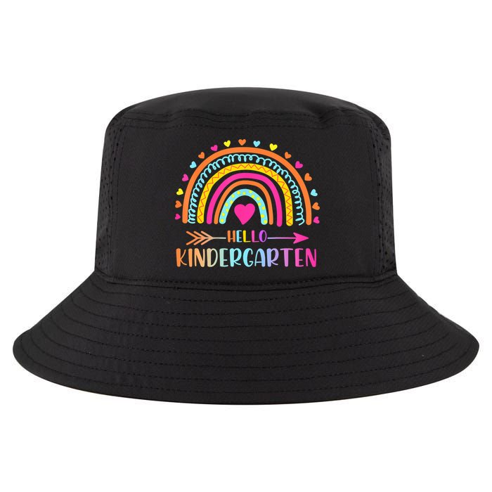 Hello Kindergarten Funny Rainbow Cool Comfort Performance Bucket Hat