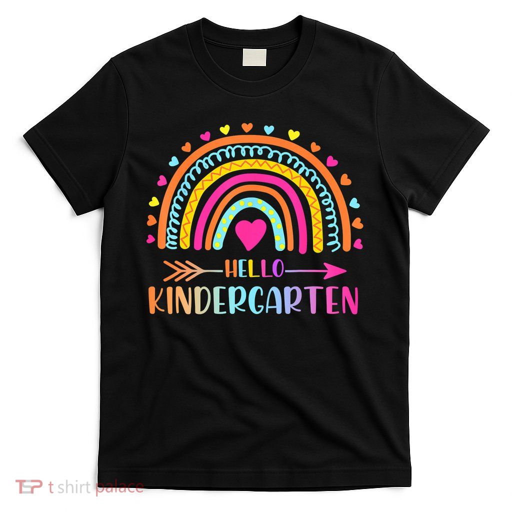 Hello Kindergarten Funny Rainbow T-Shirt