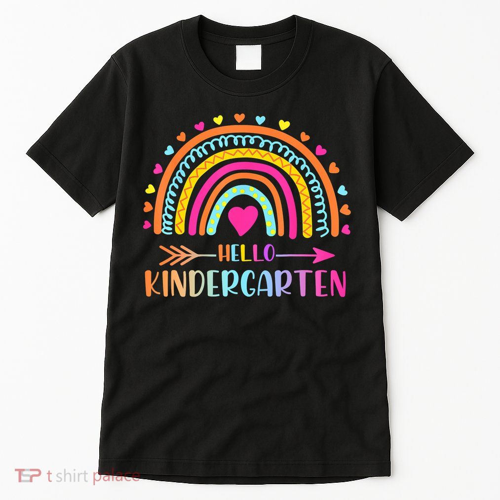 Hello Kindergarten Funny Rainbow Tall T-Shirt