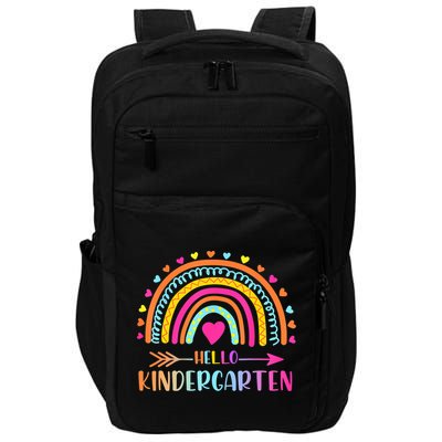 Hello Kindergarten Funny Rainbow Impact Tech Backpack