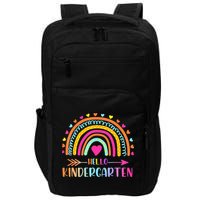 Hello Kindergarten Funny Rainbow Impact Tech Backpack