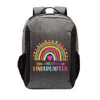 Hello Kindergarten Funny Rainbow Vector Backpack