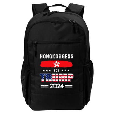 Hong Kongers For Trump 2024 Hong Kong Flag Patriotic Backpack