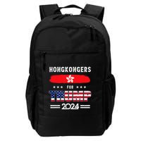 Hong Kongers For Trump 2024 Hong Kong Flag Patriotic Backpack