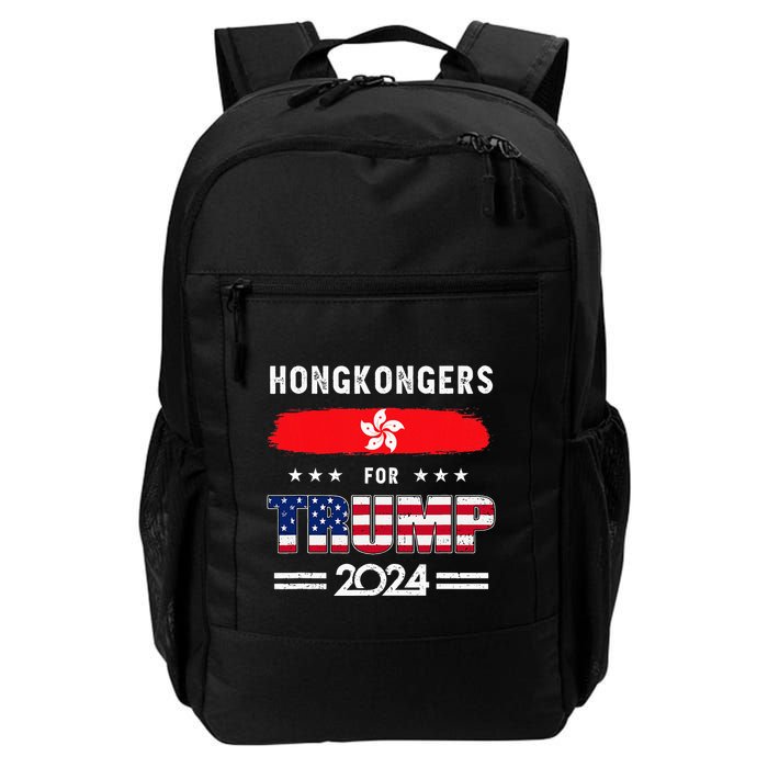 Hong Kongers For Trump 2024 Hong Kong Flag Patriotic Backpack