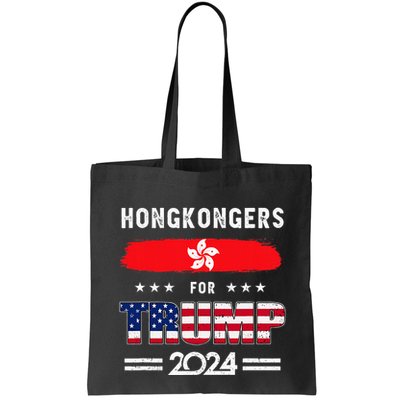 Hong Kongers For Trump 2024 Hong Kong Flag Patriotic Bag