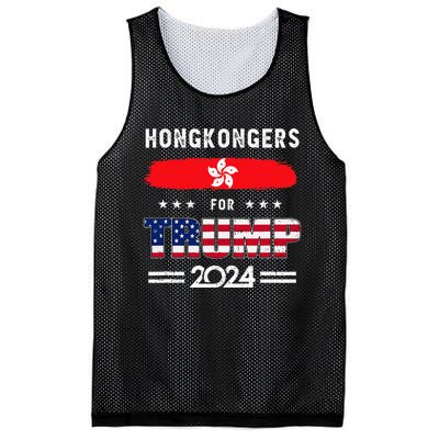 Hong Kongers For Trump 2024 Hong Kong Flag Patriotic Mesh Reversible Basketball Jersey Tank