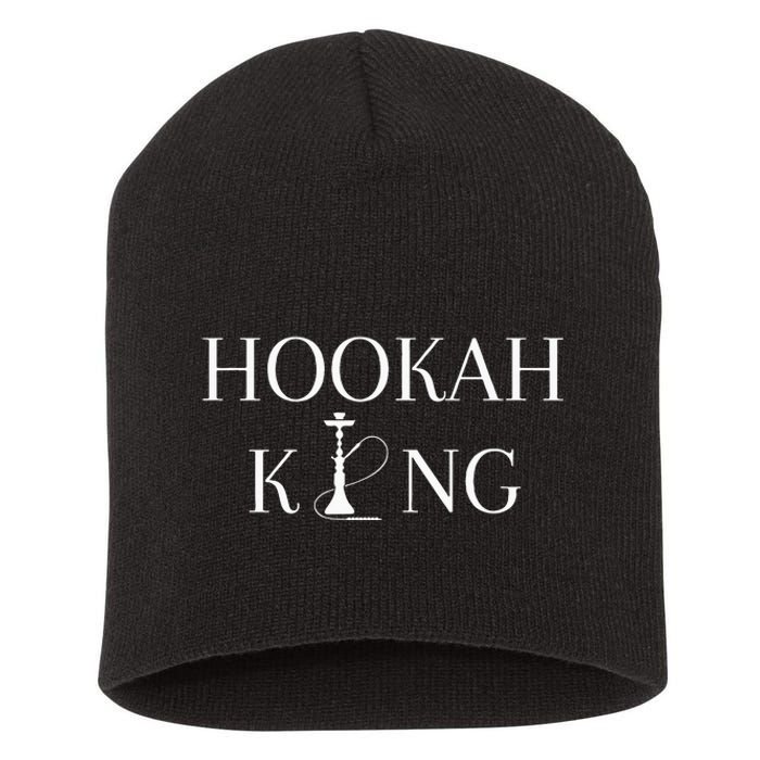 Hookah King Funny Shisha Lover Short Acrylic Beanie