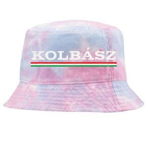 Hungarian Kolbasz Funny Hungary Traditional Food Dish Tie-Dyed Bucket Hat