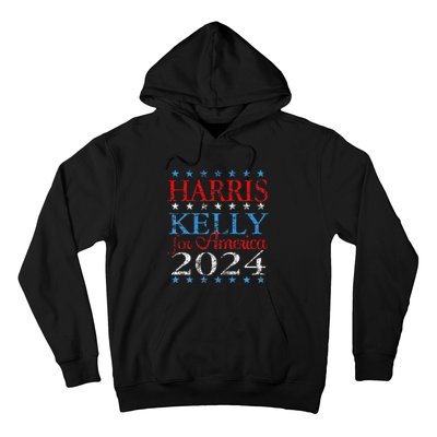 Harris Kelly For America 2024 Kamala Harris Mark Kelly Hoodie