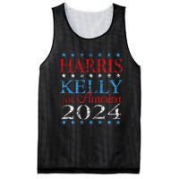 Harris Kelly For America 2024 Kamala Harris Mark Kelly Mesh Reversible Basketball Jersey Tank