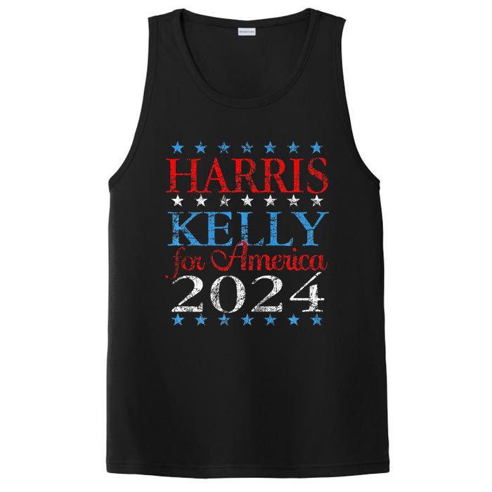 Harris Kelly For America 2024 Kamala Harris Mark Kelly PosiCharge Competitor Tank