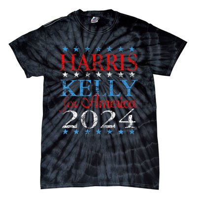 Harris Kelly For America 2024 Kamala Harris Mark Kelly Tie-Dye T-Shirt