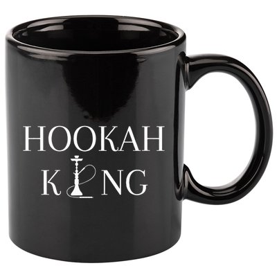 Hookah King Funny Shisha Lover 11oz C Handle Ceramic Mug
