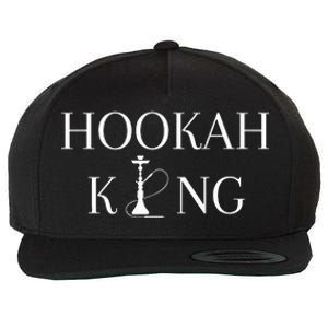 Hookah King Funny Shisha Lover Wool Snapback Cap