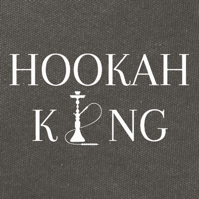 Hookah King Funny Shisha Lover Cotton Canvas Backpack