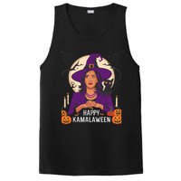 Happy Kamalaween Funny Halloween Kamala Harris Witchy Cat PosiCharge Competitor Tank