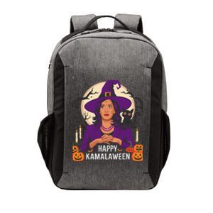 Happy Kamalaween Funny Halloween Kamala Harris Witchy Cat Vector Backpack