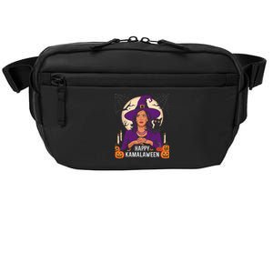 Happy Kamalaween Funny Halloween Kamala Harris Witchy Cat Crossbody Pack