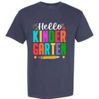 Hello Kindergarten First Day Of School Teachers Students Garment-Dyed Heavyweight T-Shirt