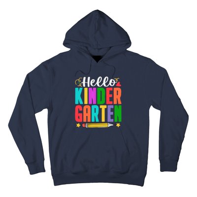 Hello Kindergarten First Day Of School Teachers Students Hoodie