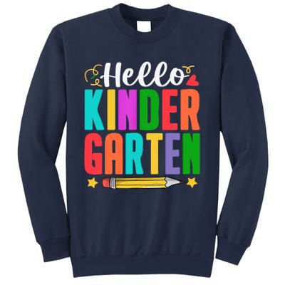 Hello Kindergarten First Day Of School Teachers Students Sweatshirt