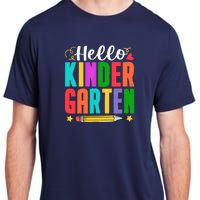 Hello Kindergarten First Day Of School Teachers Students Adult ChromaSoft Performance T-Shirt