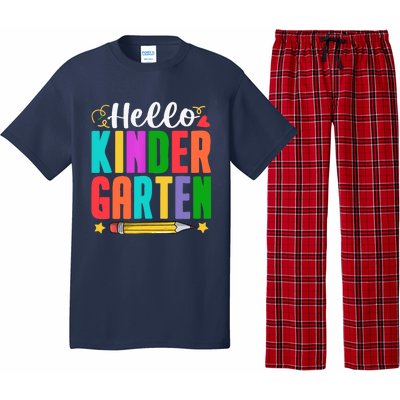 Hello Kindergarten First Day Of School Teachers Students Pajama Set