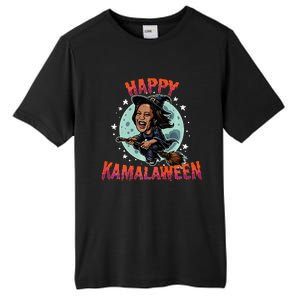 Happy Kamalaween Funny Kamala Harris 2024 Halloween Witch Tall Fusion ChromaSoft Performance T-Shirt