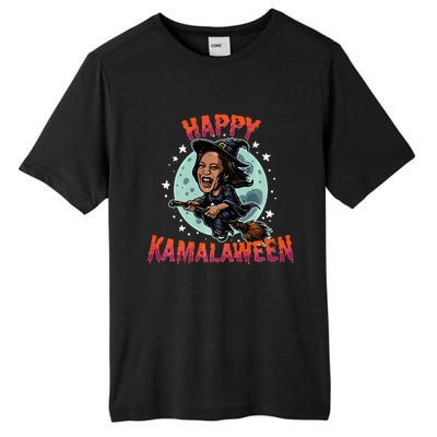 Happy Kamalaween Funny Kamala Harris 2024 Halloween Witch Tall Fusion ChromaSoft Performance T-Shirt