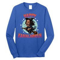 Happy Kamalaween Funny Kamala Harris 2024 Halloween Witch Long Sleeve Shirt