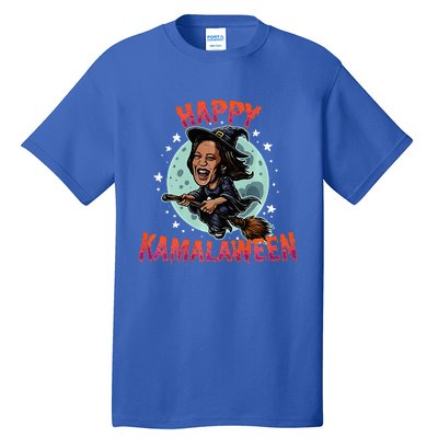 Happy Kamalaween Funny Kamala Harris 2024 Halloween Witch Tall T-Shirt