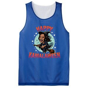 Happy Kamalaween Funny Kamala Harris 2024 Halloween Witch Mesh Reversible Basketball Jersey Tank