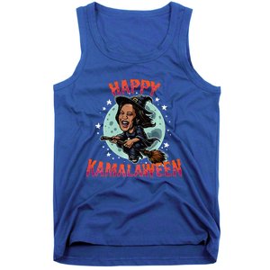 Happy Kamalaween Funny Kamala Harris 2024 Halloween Witch Tank Top