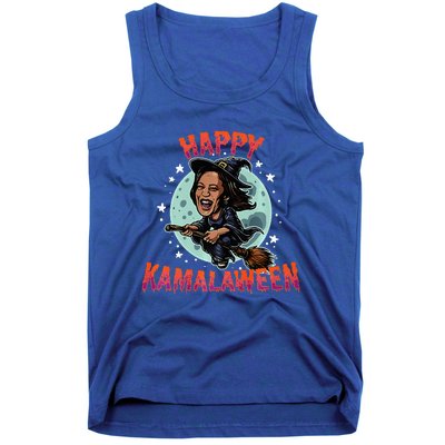 Happy Kamalaween Funny Kamala Harris 2024 Halloween Witch Tank Top