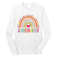 Hello Kindergarten Grade Kindergarten Teacher 1st Day Of School Back To School Long Sleeve Shirt