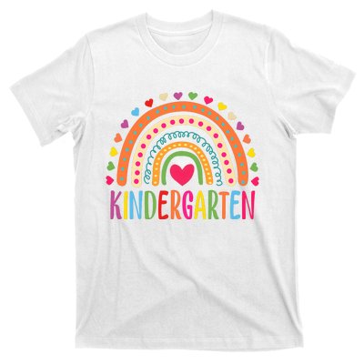 Hello Kindergarten Grade Kindergarten Teacher 1st Day Of School Back To School T-Shirt