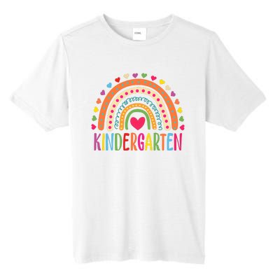 Hello Kindergarten Grade Kindergarten Teacher 1st Day Of School Back To School Tall Fusion ChromaSoft Performance T-Shirt