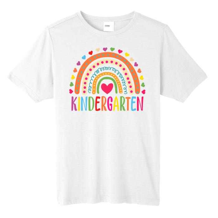 Hello Kindergarten Grade Kindergarten Teacher 1st Day Of School Back To School Tall Fusion ChromaSoft Performance T-Shirt