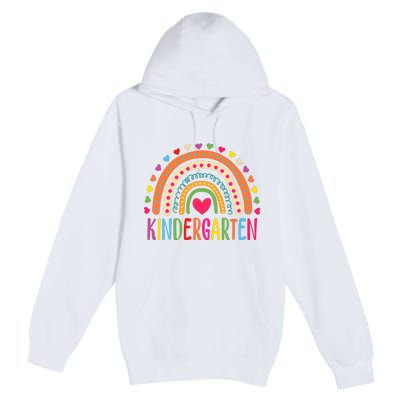 Hello Kindergarten Grade Kindergarten Teacher 1st Day Of School Back To School Premium Pullover Hoodie