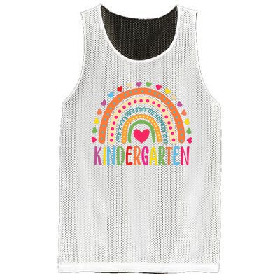 Hello Kindergarten Grade Kindergarten Teacher 1st Day Of School Back To School Mesh Reversible Basketball Jersey Tank