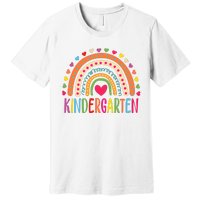 Hello Kindergarten Grade Kindergarten Teacher 1st Day Of School Back To School Premium T-Shirt