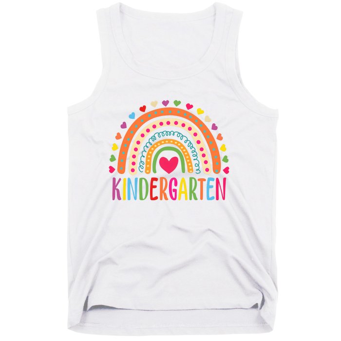 Hello Kindergarten Grade Kindergarten Teacher 1st Day Of School Back To School Tank Top